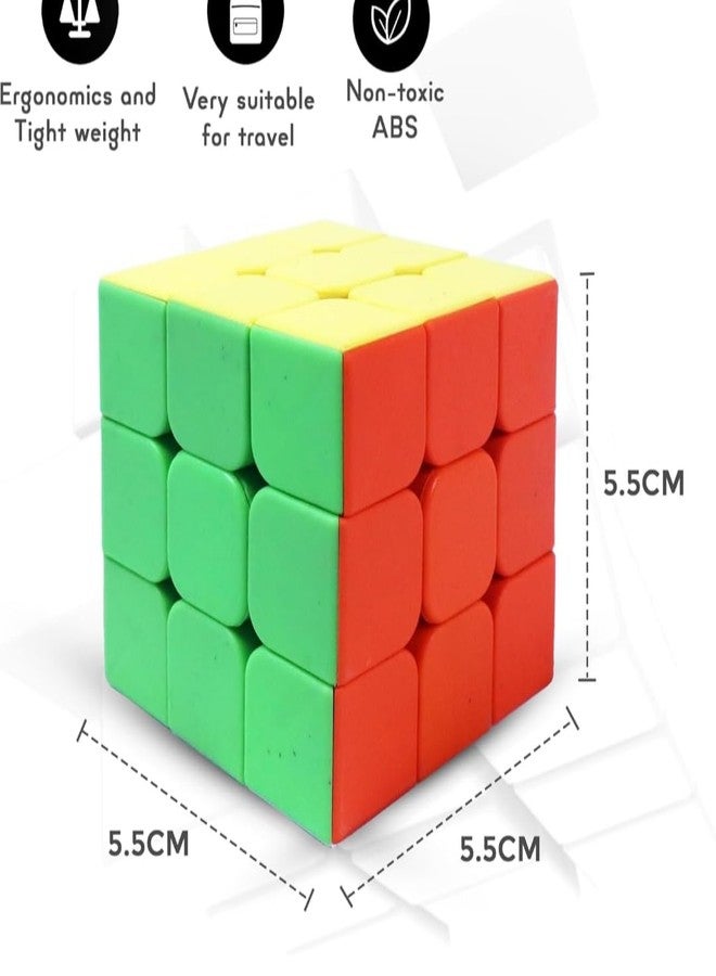 FULLFILLS Cubes 3X3 High Speed Sticker Less Magic Puzzle Cube Game Toy, Kids - Image 2